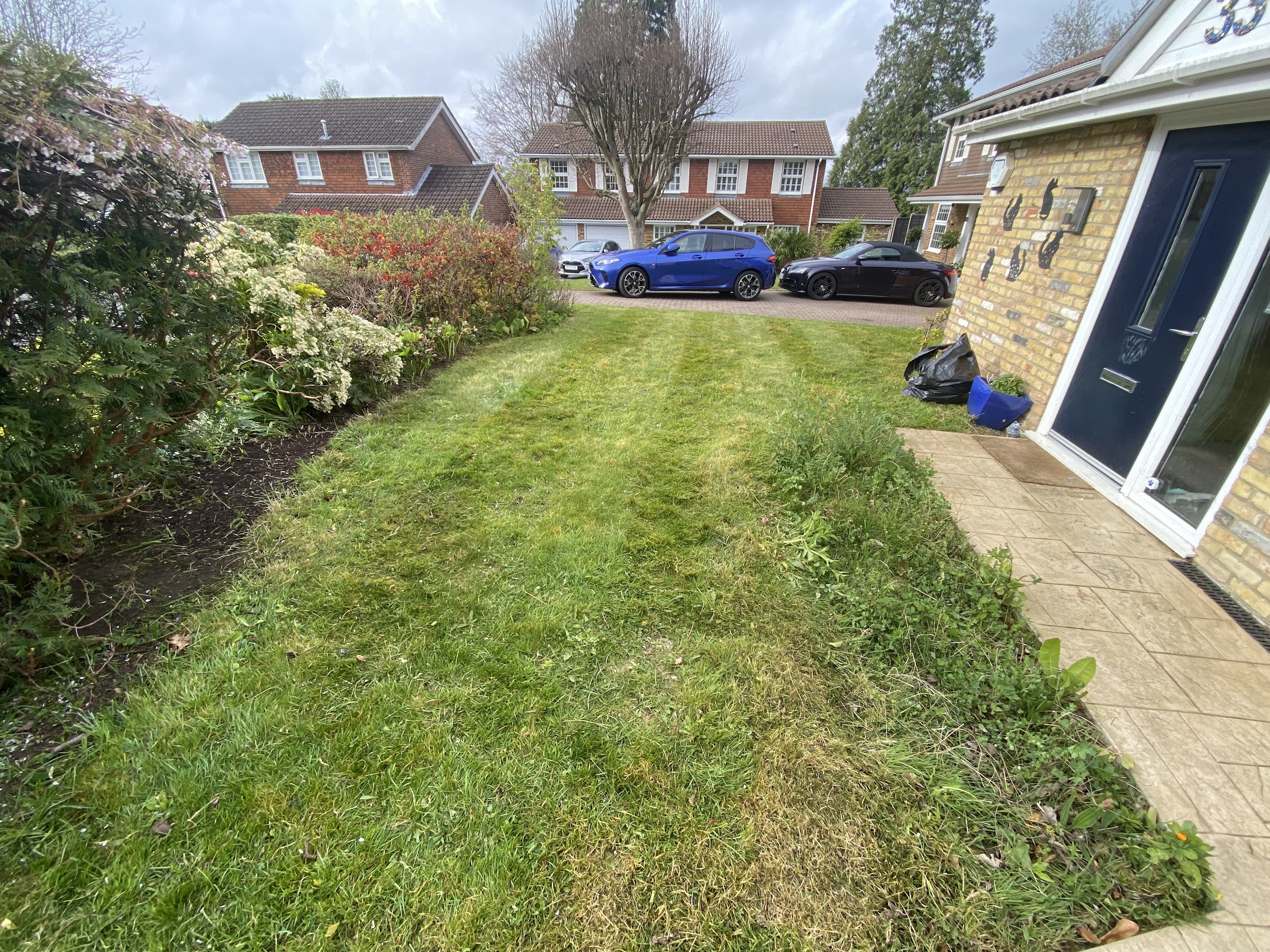 Overgrown garden cleared and left clean and ready.